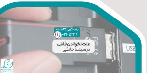 علت نخواندن فلش در سینما خانگی